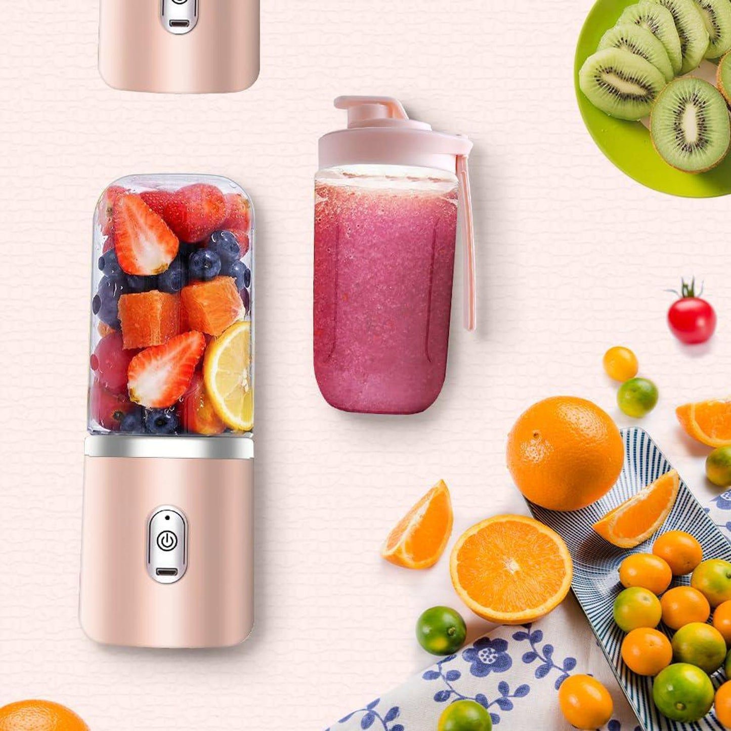 Frullatore Portatile USB per Smoothie e Frullati – Mini Blender Ricaricabile da Viaggio