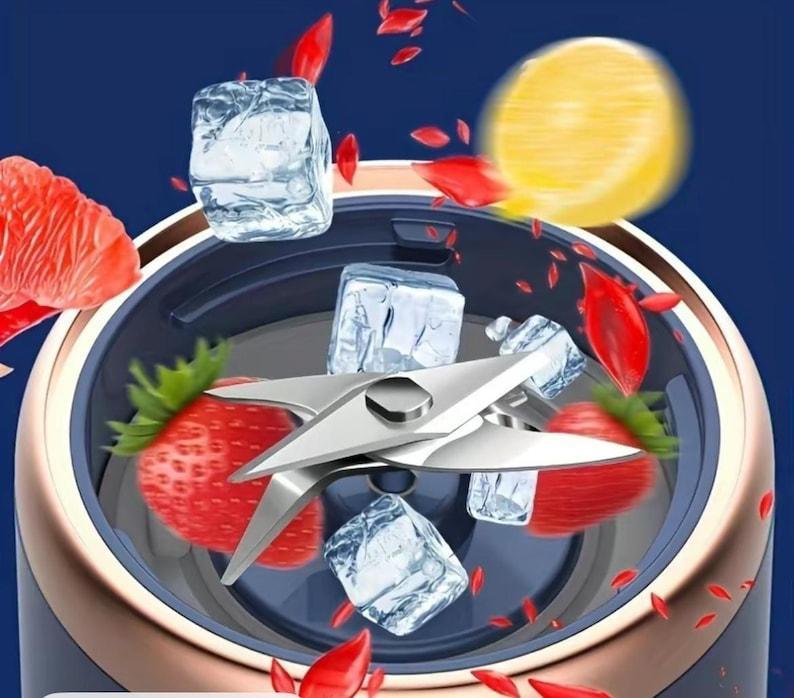 Frullatore Portatile USB per Smoothie e Frullati – Mini Blender Ricaricabile da Viaggio